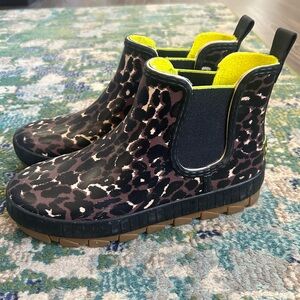 SPERRY Leopard Rain Boots